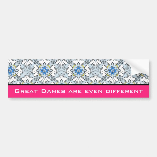 Doggen autosticker bumper sticker (Front)