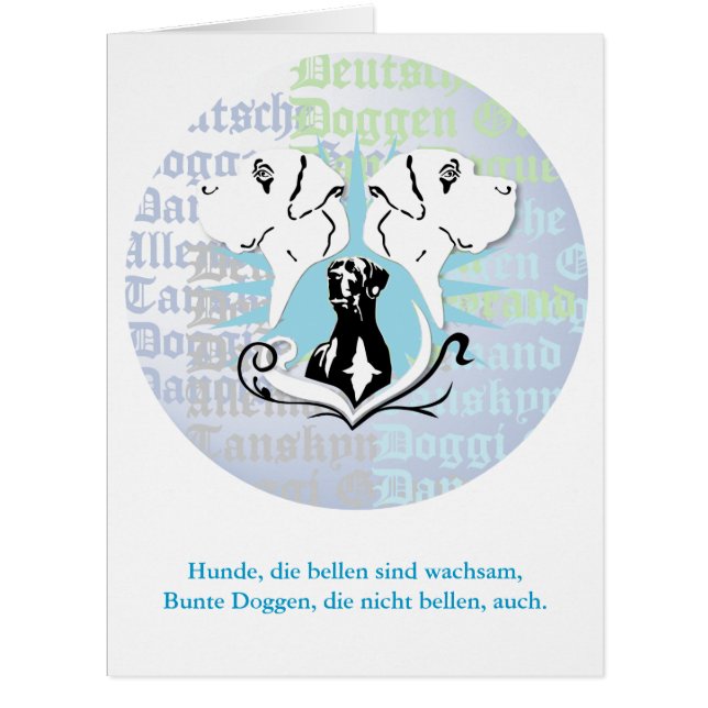 Doggen Karte (Devant)