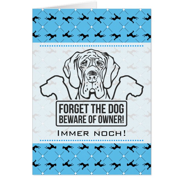 Doggen Karte beschriftet (Front)