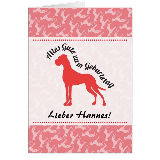 Doggen kKarte beschriftet (Front)