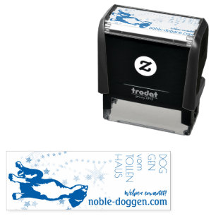 Doggen Stempelautomat mit Tintenkissen Self-inking Stamp
