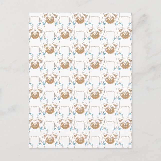 Doggenhaus Dog illustrations Postcard (Front)
