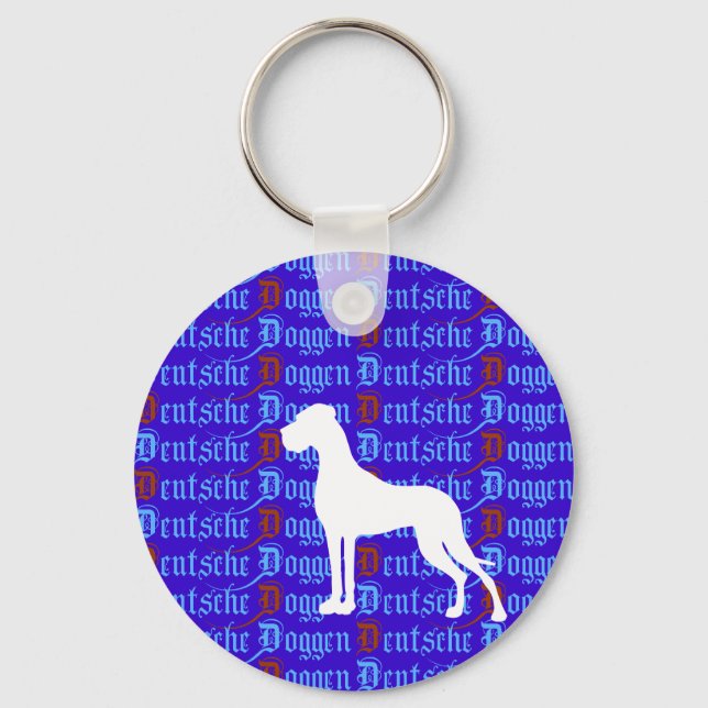 Doggenlogo Schlüsselanhänger Keychain (Front)