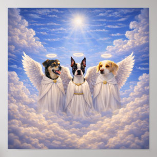 "Doggie Angels" Poster