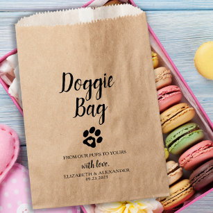 Doggie Bag Biscuit Bar Dog Treat Wedding Favour Ba