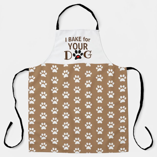 Doggie Bakery Attire for a Dog Boutique Apron (Front)