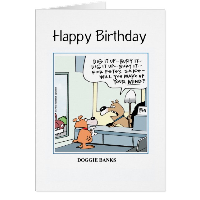 Doggie Banks card (Front)