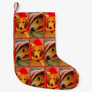 Doggie Christmas Stocking by Tamara Diaz Art