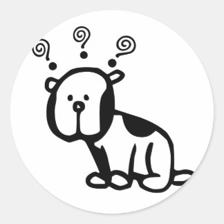 Doggie Classic Round Sticker