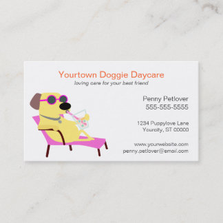 Doggie Day Care Business Card