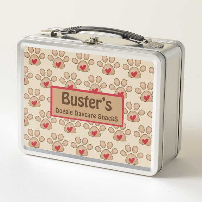 Doggie Daycare Snacks & Things Lunchbox (Front)