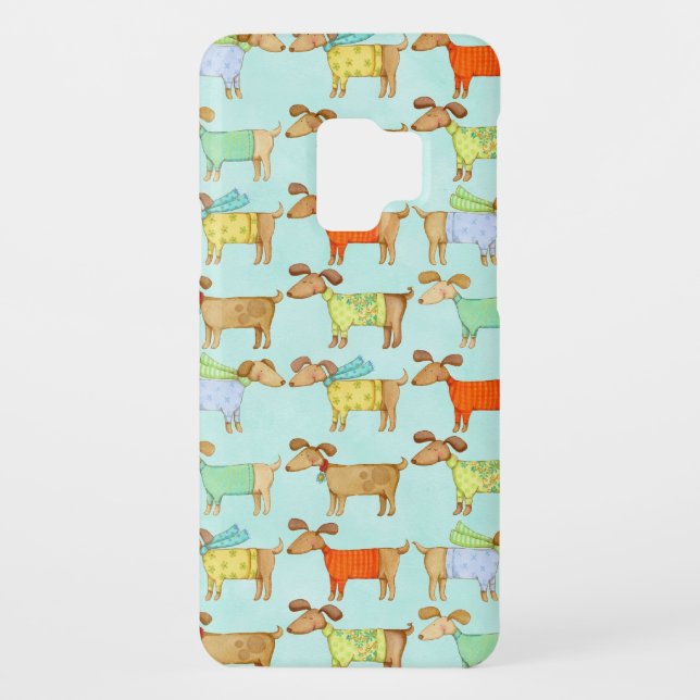 Doggie Lover Samsung Galaxy S9 Case (Back)