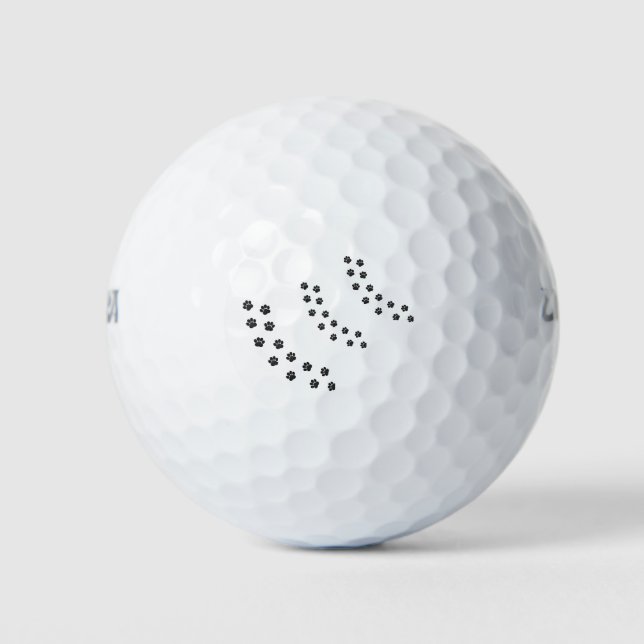 **DOGGIE PAWS GALORE** GOLF BALL (Front)
