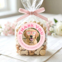 Doggie Treat Party Favours Dog Photo Thank You