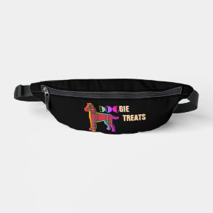 Doggie Treats Logo Novelty Black Fanny Pack