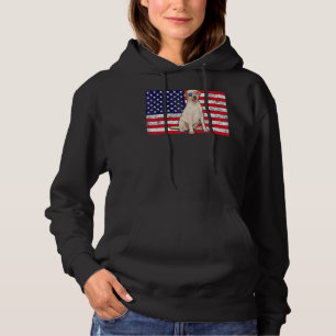 Doggie Usa Dog Owner Usa Labrador Retriever Usa F Hoodie