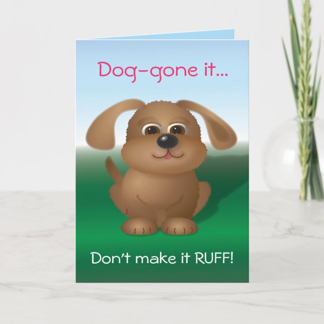 Doggie Valentine Holiday Card (Front)