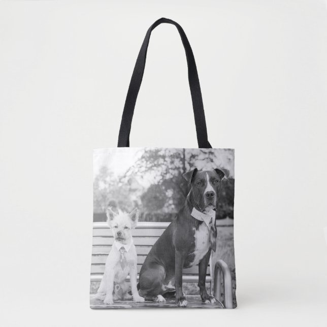 Doggie wedding tote bag (Front)