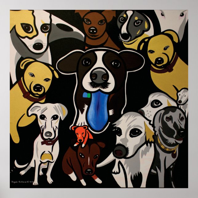 Doggie World Poster (Devant)