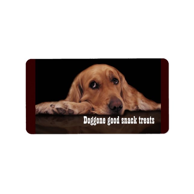 Doggone bonne collation étiquette (Devant)
