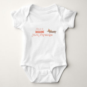 Doggone Merry Christmas Baby Bodysuit