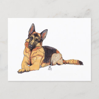 Doggust 2019 German Shepherd Postcard