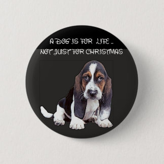 doggy 2 inch round button