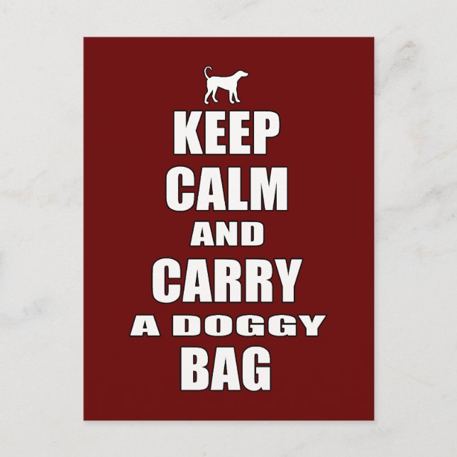 Doggy Bag Postcard (Front)