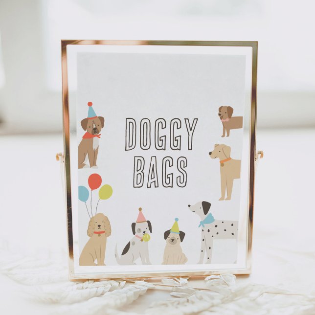 Doggy Bags Puppy Party Birthday Favours Sign (Creator Uploaded)