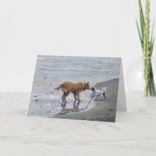 "Doggy Kisses" Blank Note Card