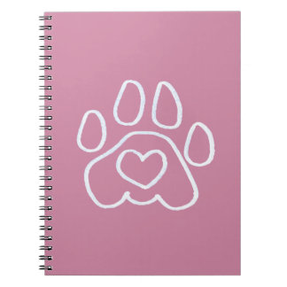 Doggy Paw For Dog Pals Notebook
