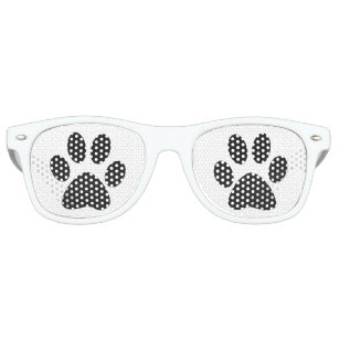 Doggy Paws Black Retro Sunglasses
