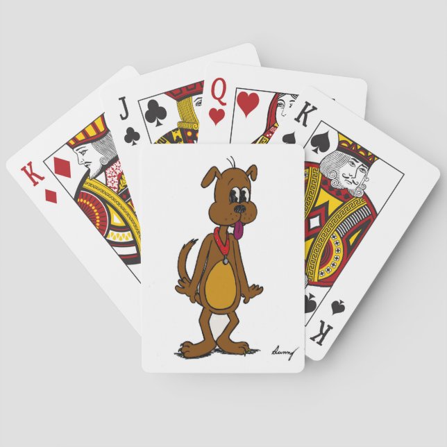 Doggy Toon Playing Cards (Back)