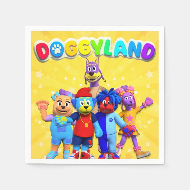 Doggyland Napkins (Front)