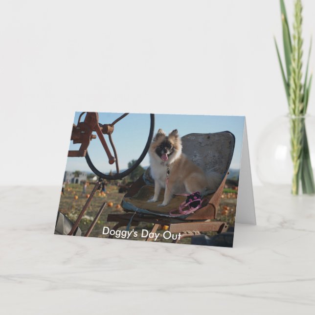Doggy's Day Out Holiday Card (Front)