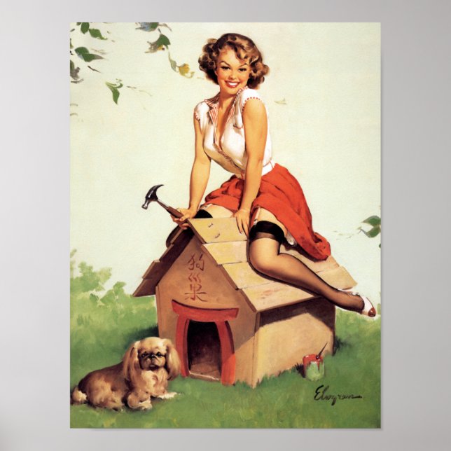 Doghouse Pin Up Poster (Front)