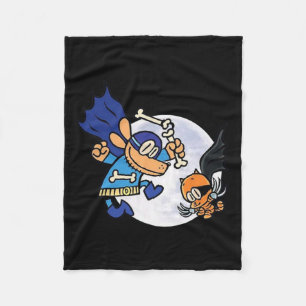 Dogman And Cat Essential For Kid  Fleece Blanket