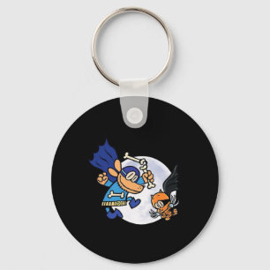 Dogman And Cat Essential For Kid  Keychain