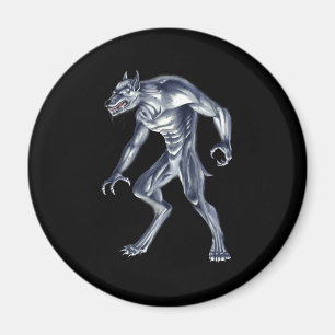 Dogman Cryptid Beast Magnet