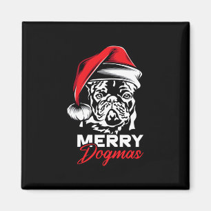 Dogmas French Bulldog Frenchie Christmas Magnet