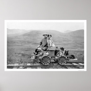 Dogmobile Trip Alaska 1912 Poster