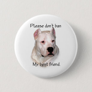 Dogo Argentino Anti-BSL - Button