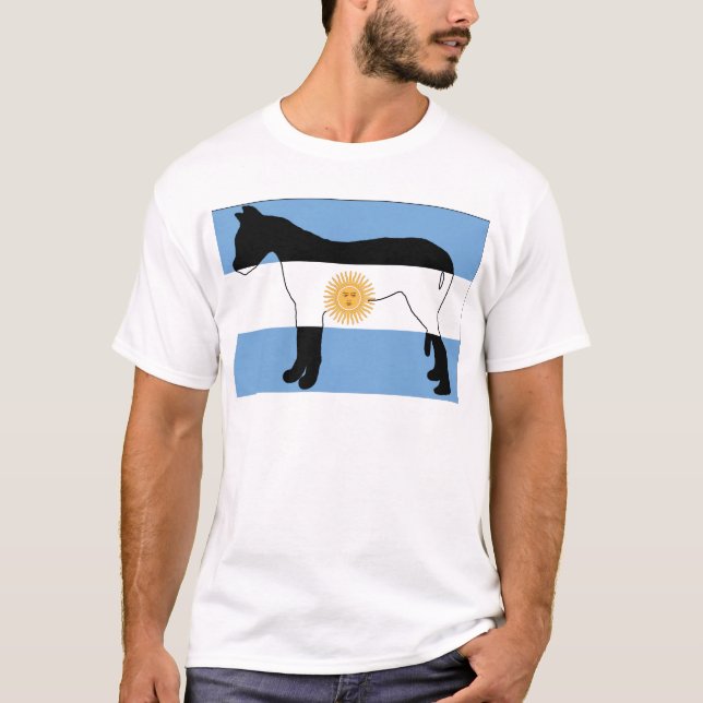 dogo argentino argentine flag T-Shirt (Front)