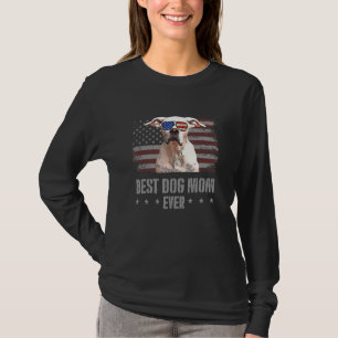 Dogo Argentino Best Dog Mom Ever Retro Usa America T-Shirt
