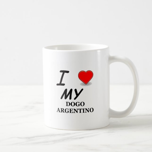 dogo argentino coffee mug (Right)