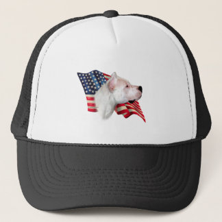 Dogo Argentino Flag Trucker Hat