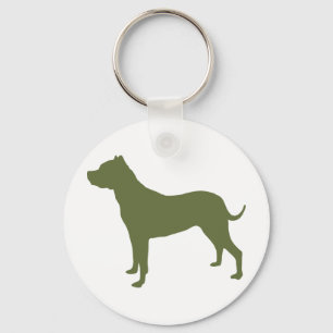 Dogo Argentino Keychain
