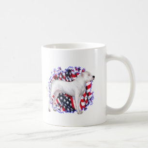 Dogo Argentino Patriot Coffee Mug