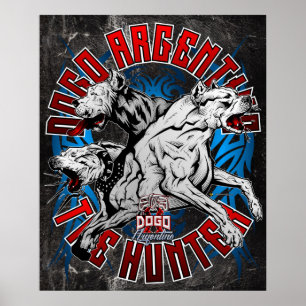 Dogo Argentino The Hunter Poster