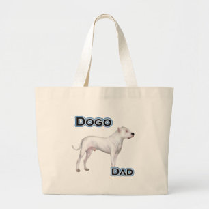 Dogo Dad 4 Large Tote Bag